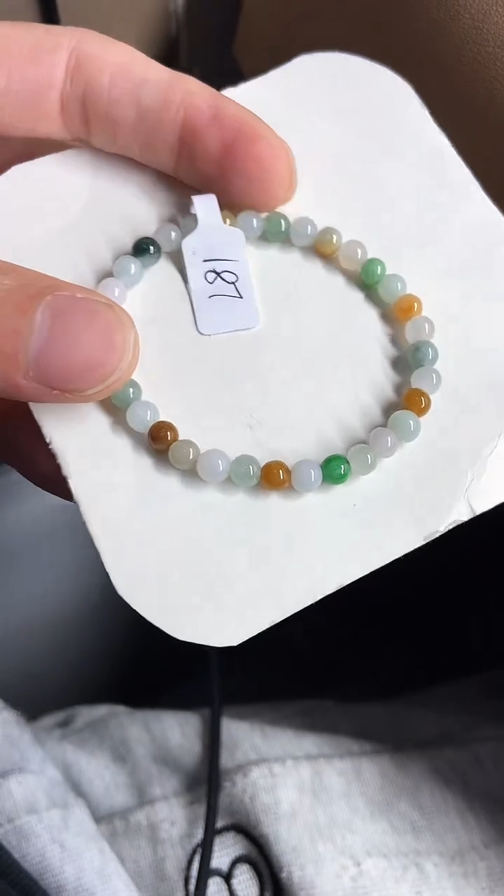 【闪购商品】翡翠手串未镶嵌天然A货翡翠手串L81