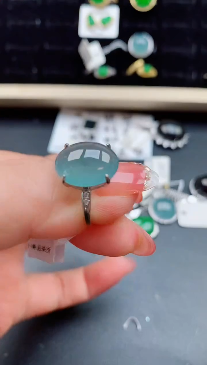 【闪购商品】翡翠戒指银S925镶嵌121212