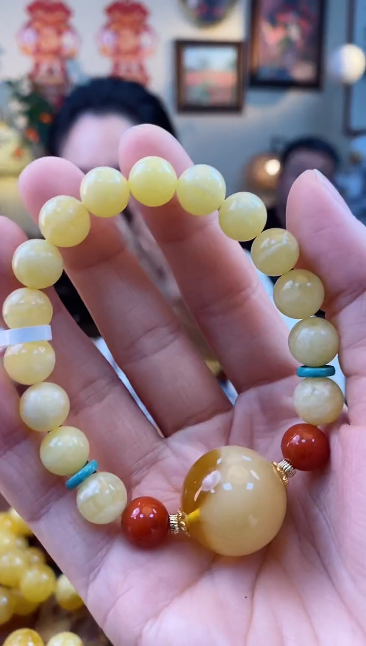 【闪购商品】琥珀手串未镶嵌手串