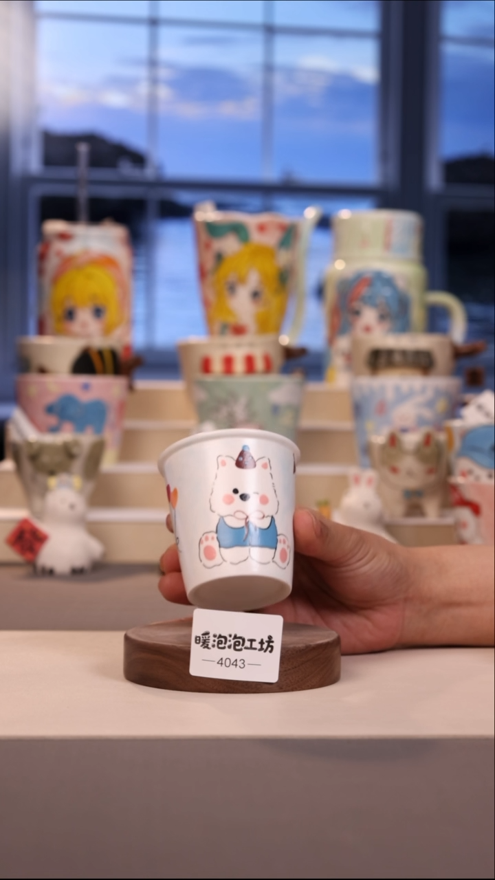 摆件景德镇原创手工陶瓷4043