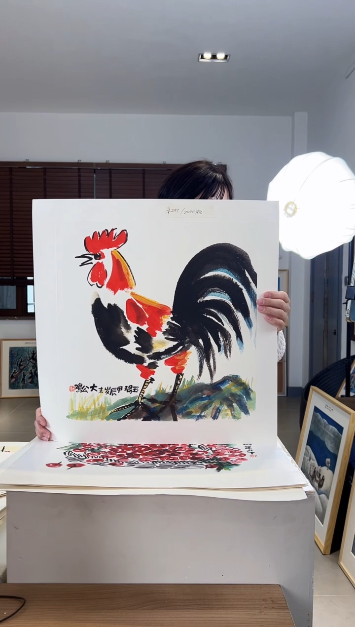 【闪购商品】版画限量亲签盖章版画S