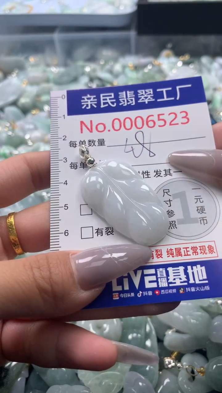 颈饰未镶嵌翡翠6523