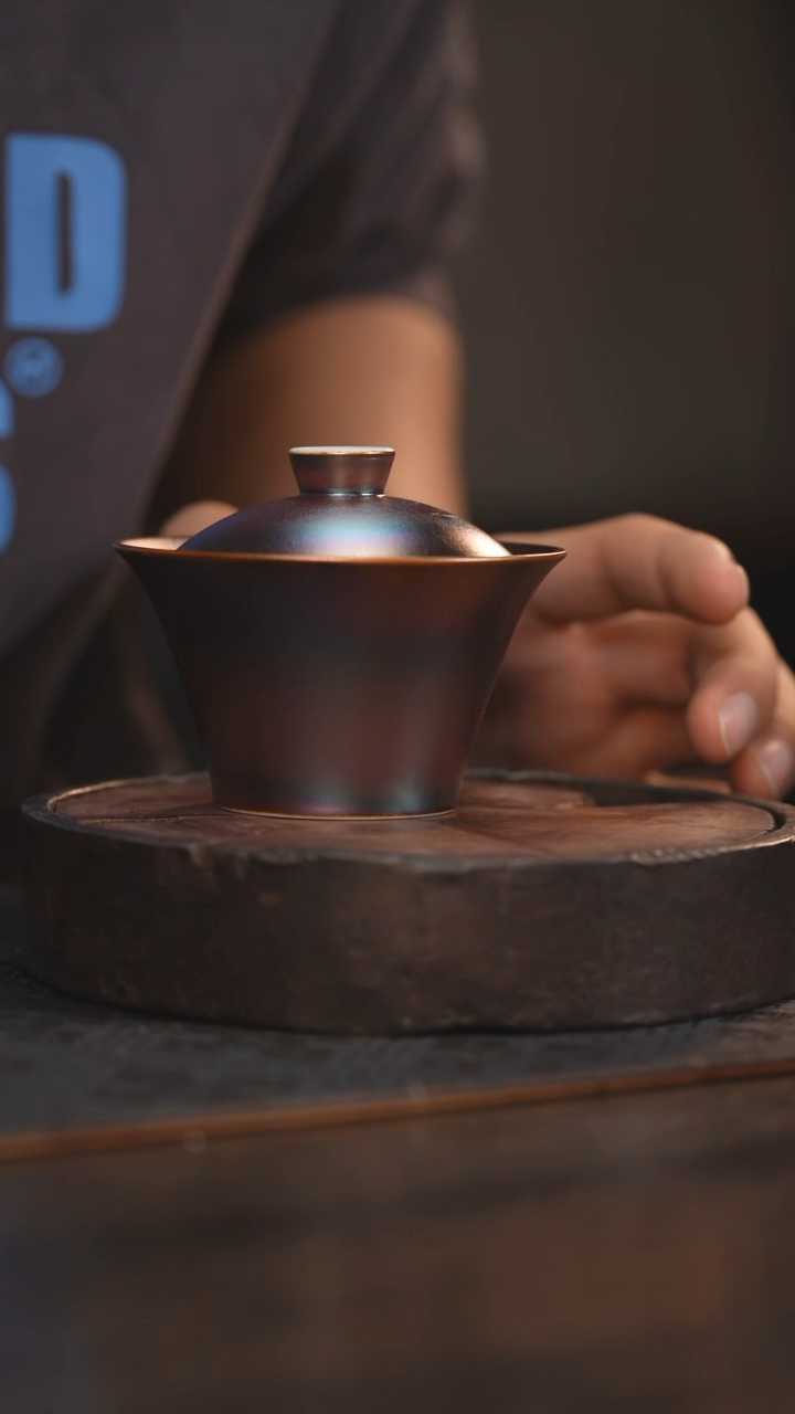 【闪购商品】杯90柴烧柴房陶瓷｜窑宝两才盖碗