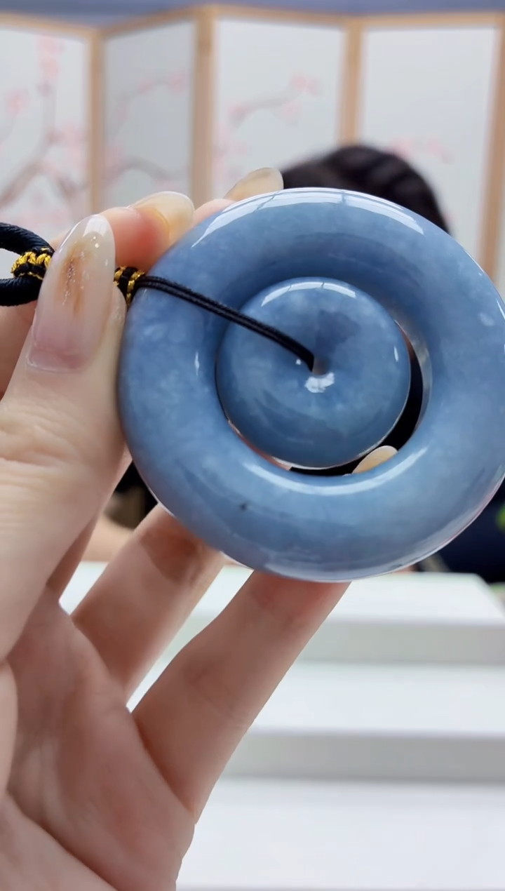 未镶嵌定制翡翠5060jw-毛货挂件120