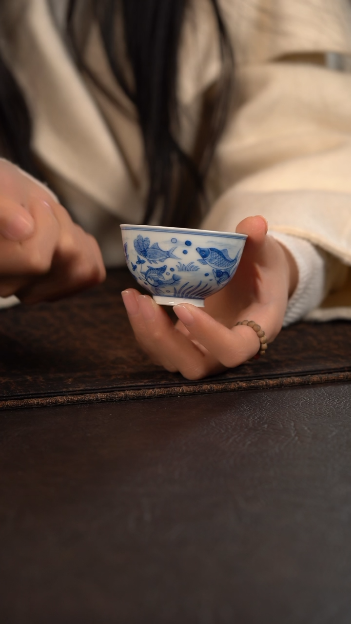 【闪购商品】杯聚澜堂好多鱼鸡心杯