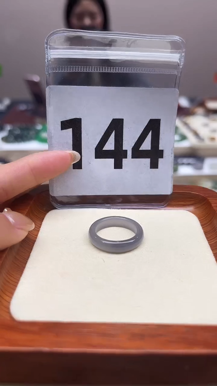 【闪购商品】和田玉戒指未镶嵌港码15号，内径17.3mm