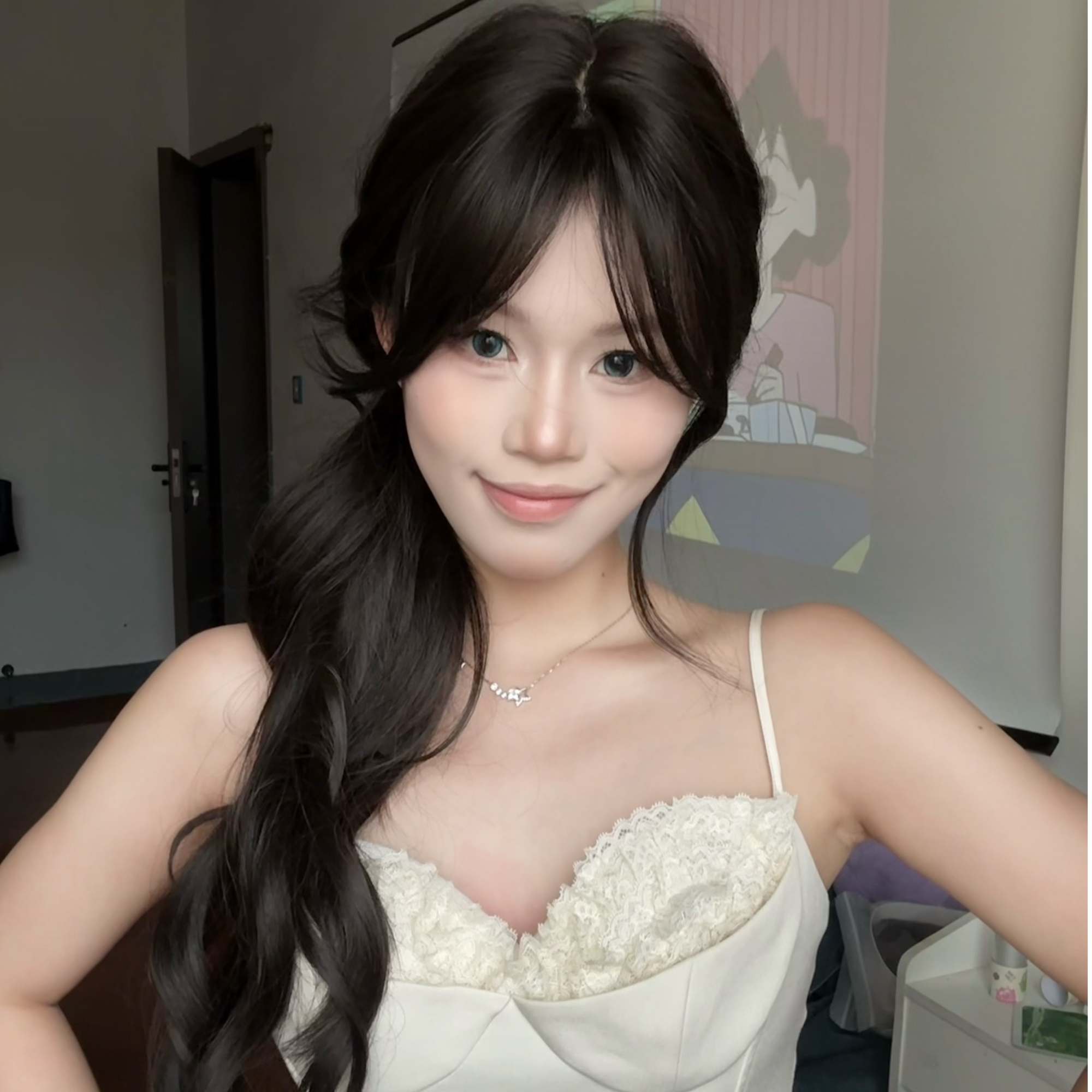 【清仓29-49】N0退N0换默认微瑕女生假发全头套发片备注编码