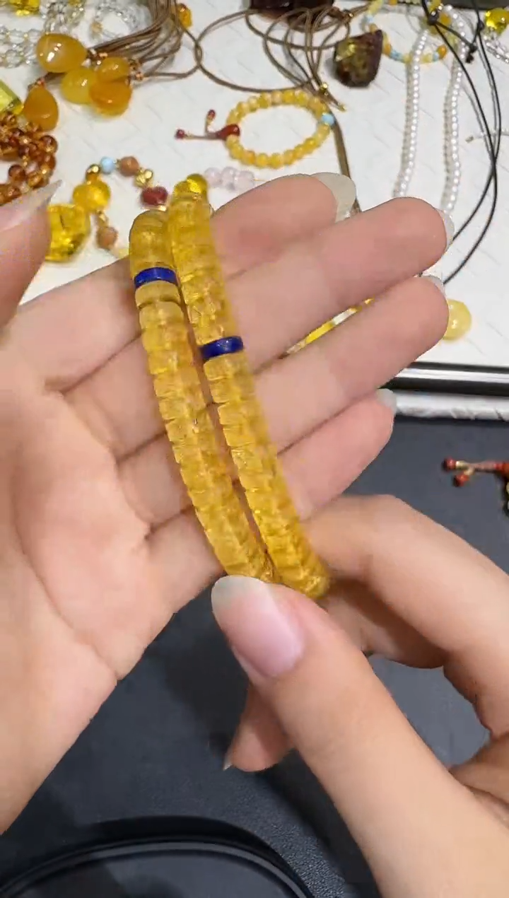 未镶嵌琥珀手串X0625-1195-548多样性一件