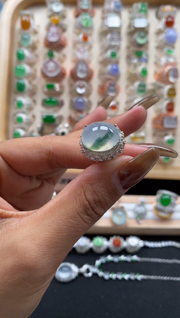 未镶嵌戒指翡翠缅甸天然a货翡翠