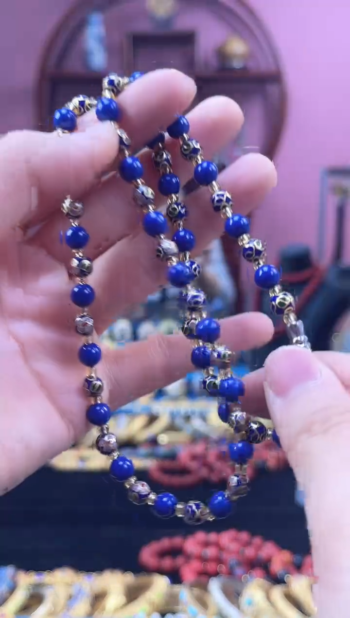 非遗技艺景泰蓝项链 0.6