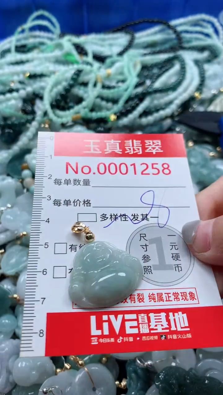 吊坠(不含链)未镶嵌翡翠1258