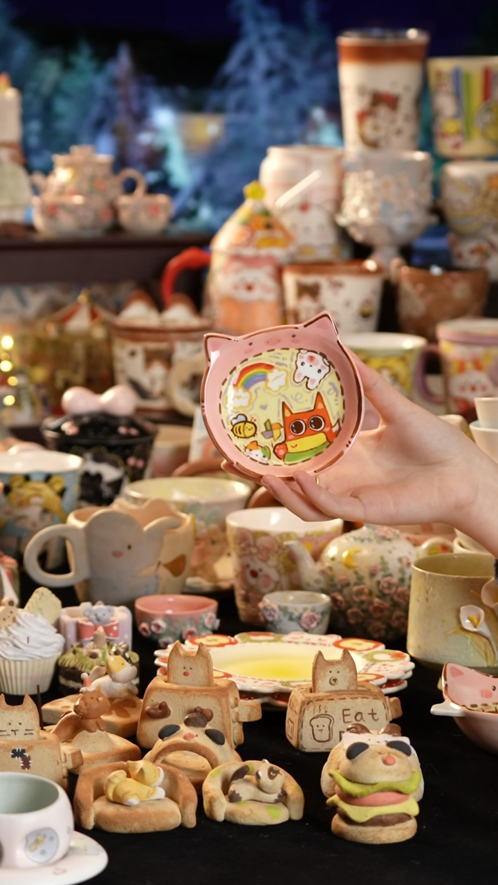 其他陶景德镇釉下彩手绘设计师款陶瓷