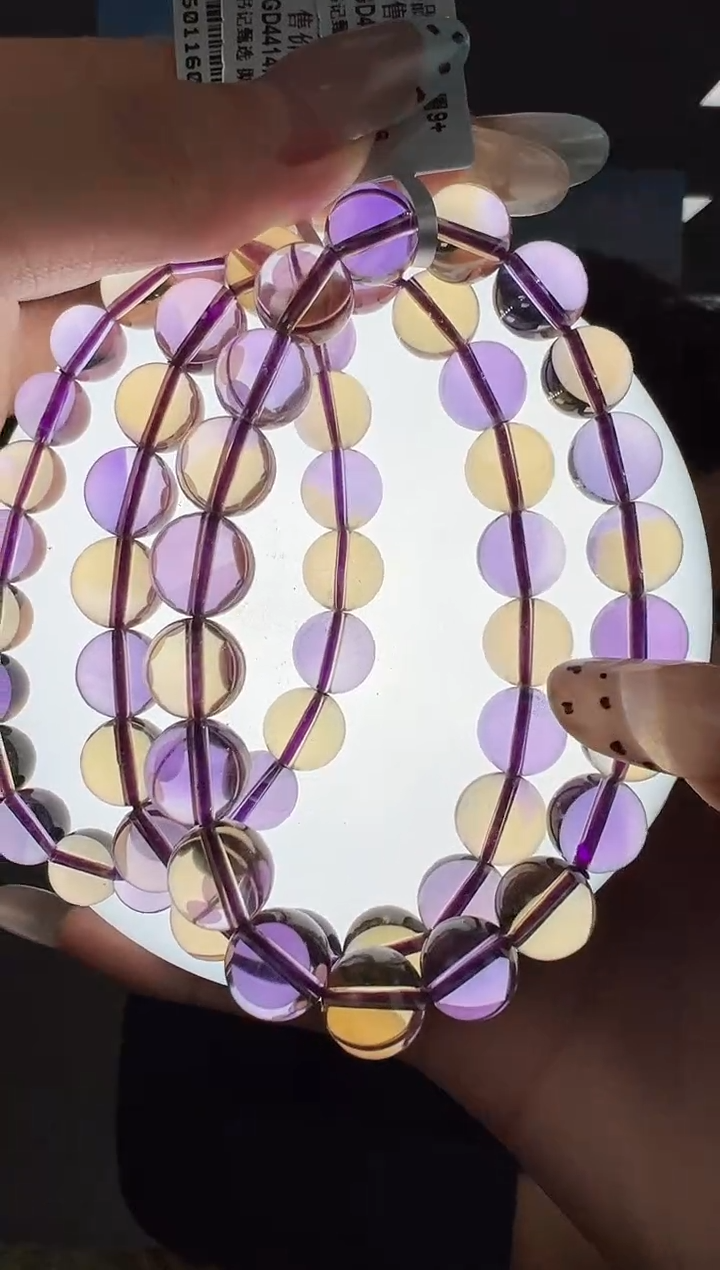 【闪购商品】水晶手链未镶嵌B6 GD4414约9mm多样性发一件