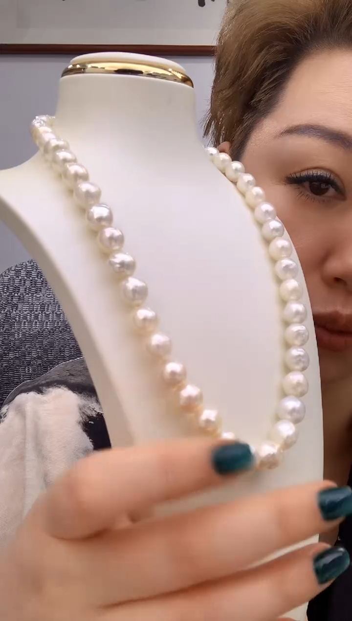 【闪购商品】海水珍珠项链未镶嵌247 9-10mm