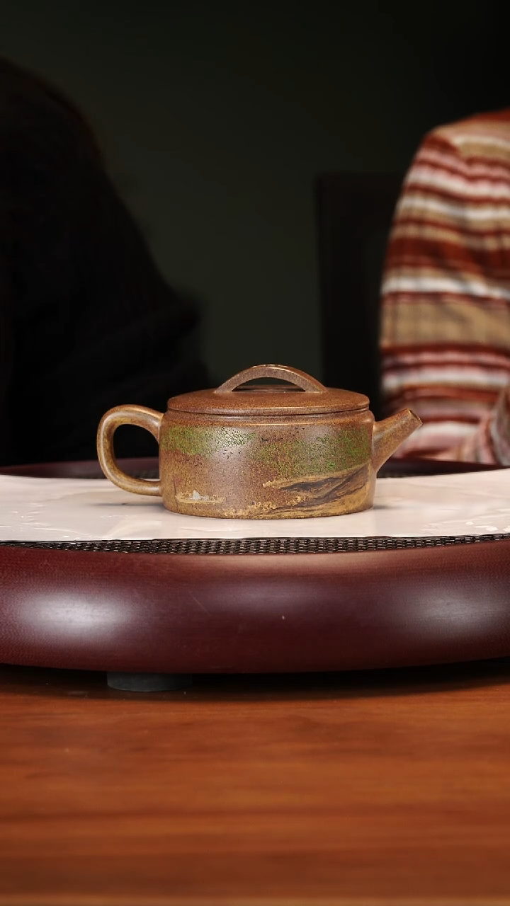 【闪购商品】紫砂茶壶2130WPR汉瓦段泥火云烧280cc