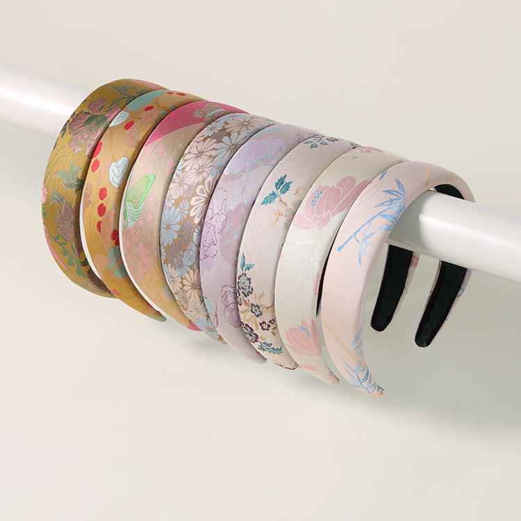 中国丝绸隆鹊 | 宋锦面料发箍百搭女款新中式中国风洋气网红百搭