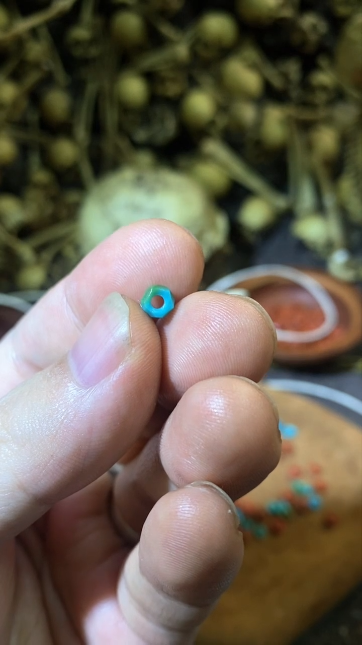 【闪购商品】绿松石颈饰未镶嵌36绿松石隔珠