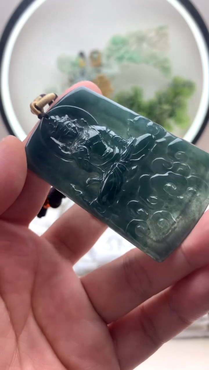 颈饰未镶嵌翡翠大势至