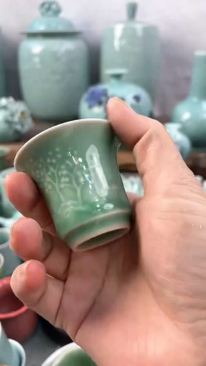 【闪购商品】特价 微瑕 慧仙青瓷