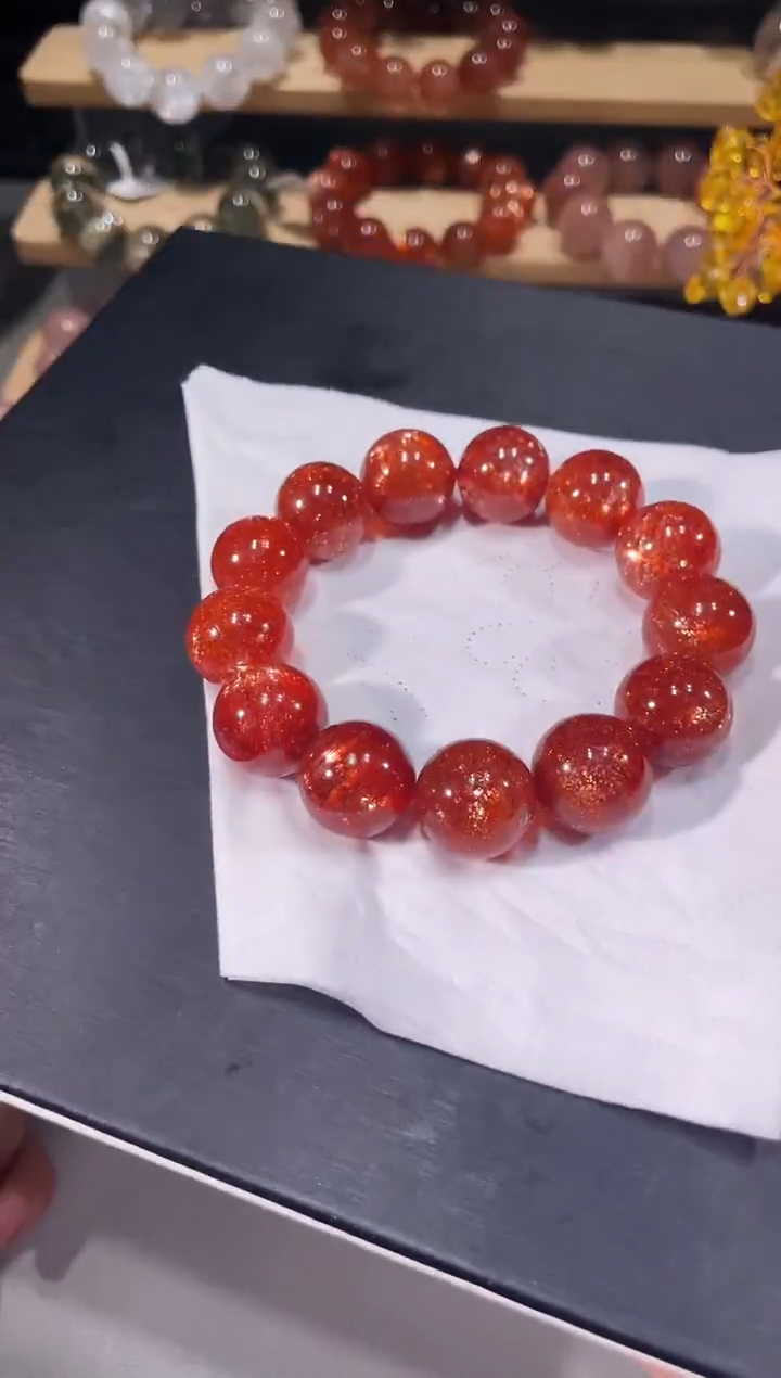 未镶嵌手链长石金太阳 17+