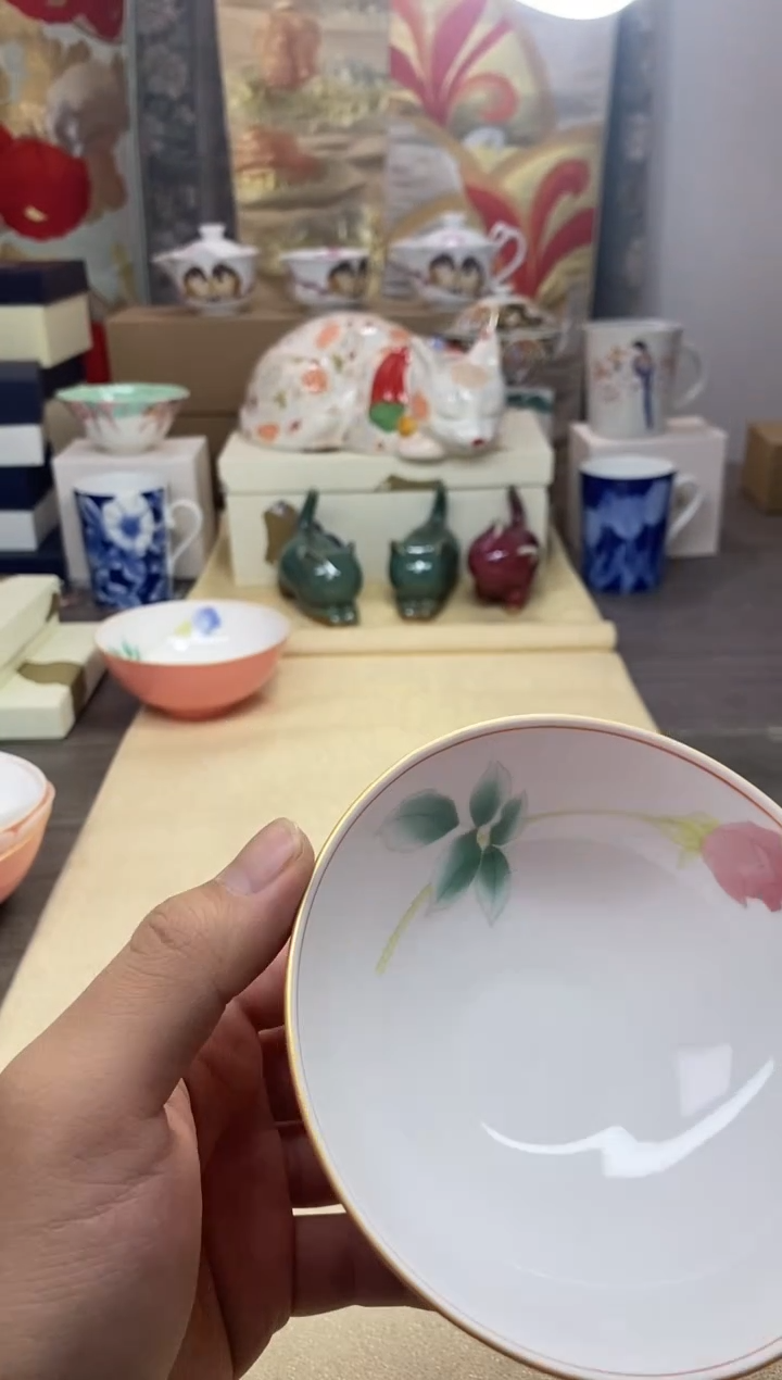 【闪购商品】茶具耐高温全品全新 （ 粉玫瑰粉碗）