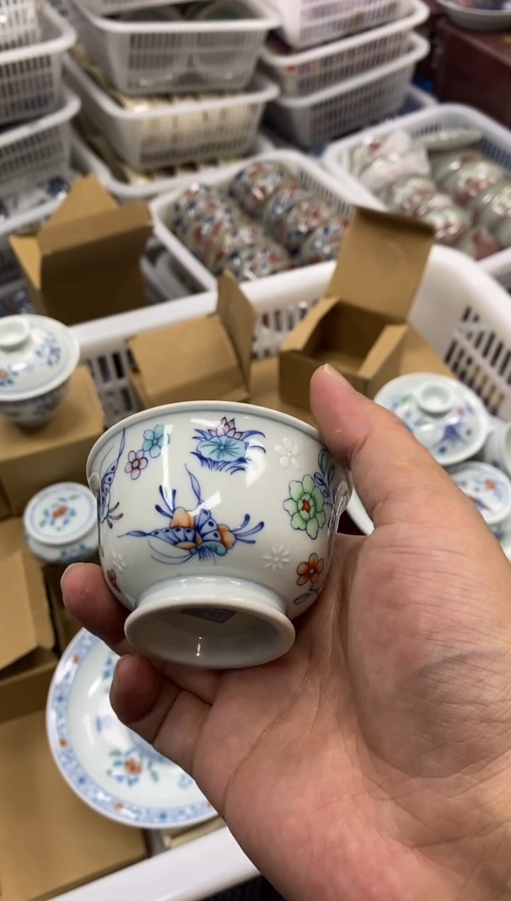 陶瓷景德陶瓷茶具容量约70