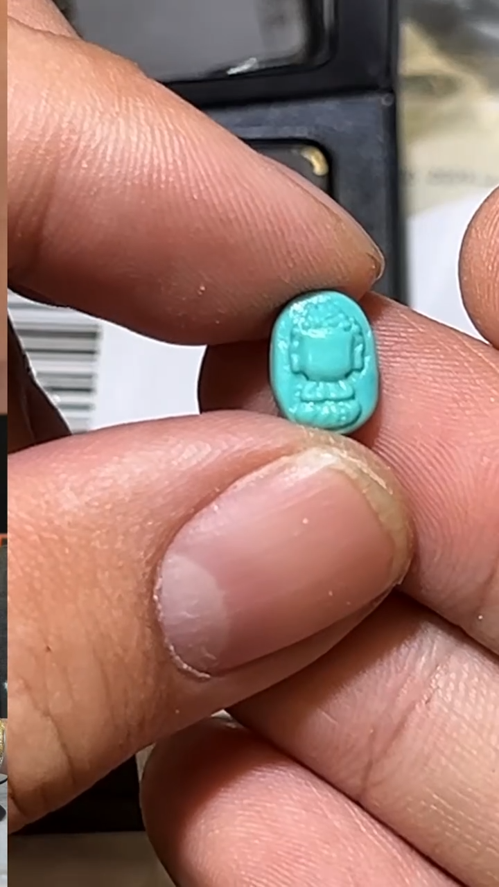 未镶嵌绿松石挂件1800-419 宝宝佛