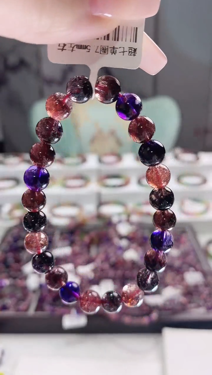 【闪购商品】水晶超七单圈7.5*未镶嵌多人多样性发其一