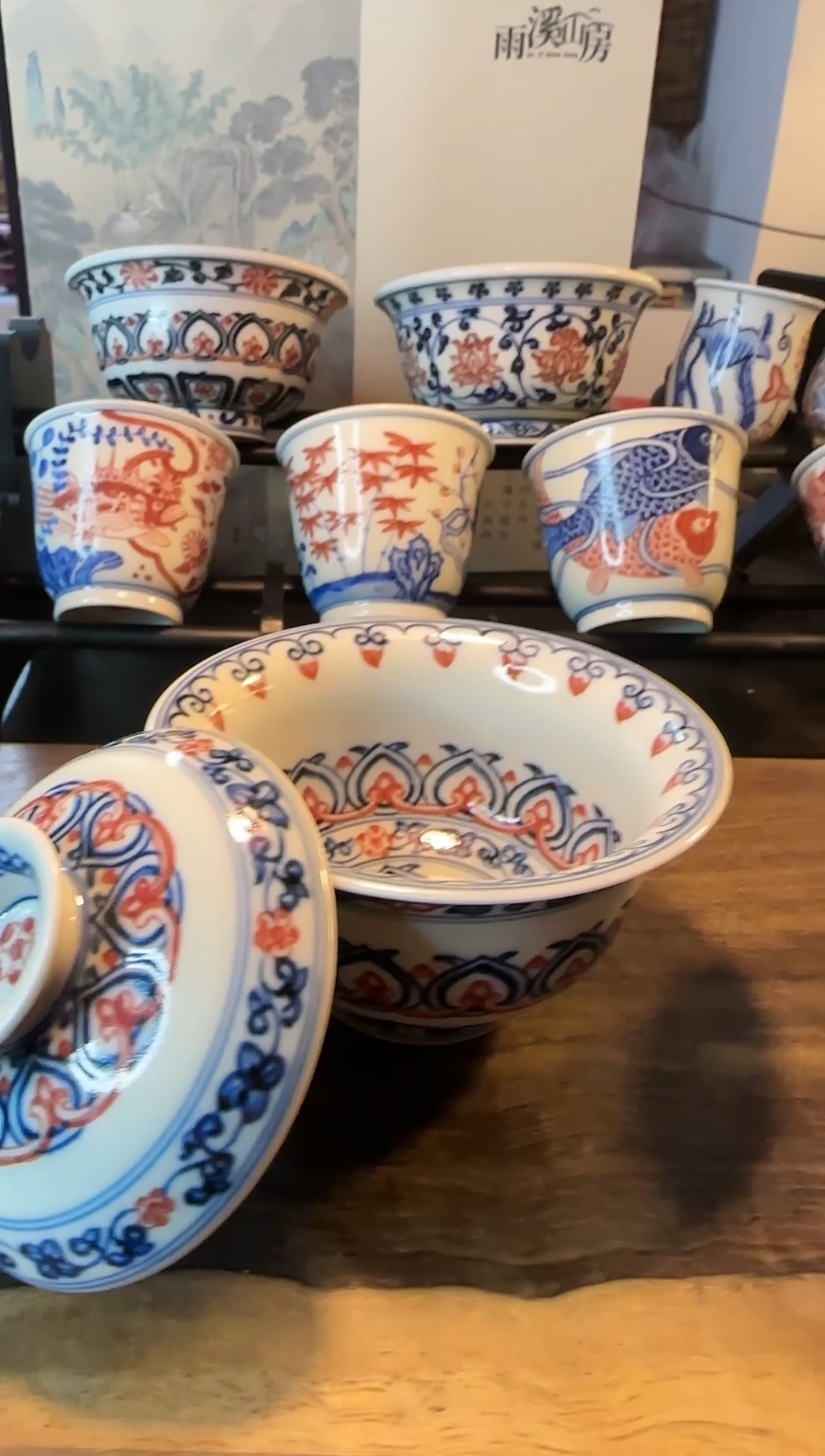 【闪购商品】景德镇手工手绘陶瓷茶具