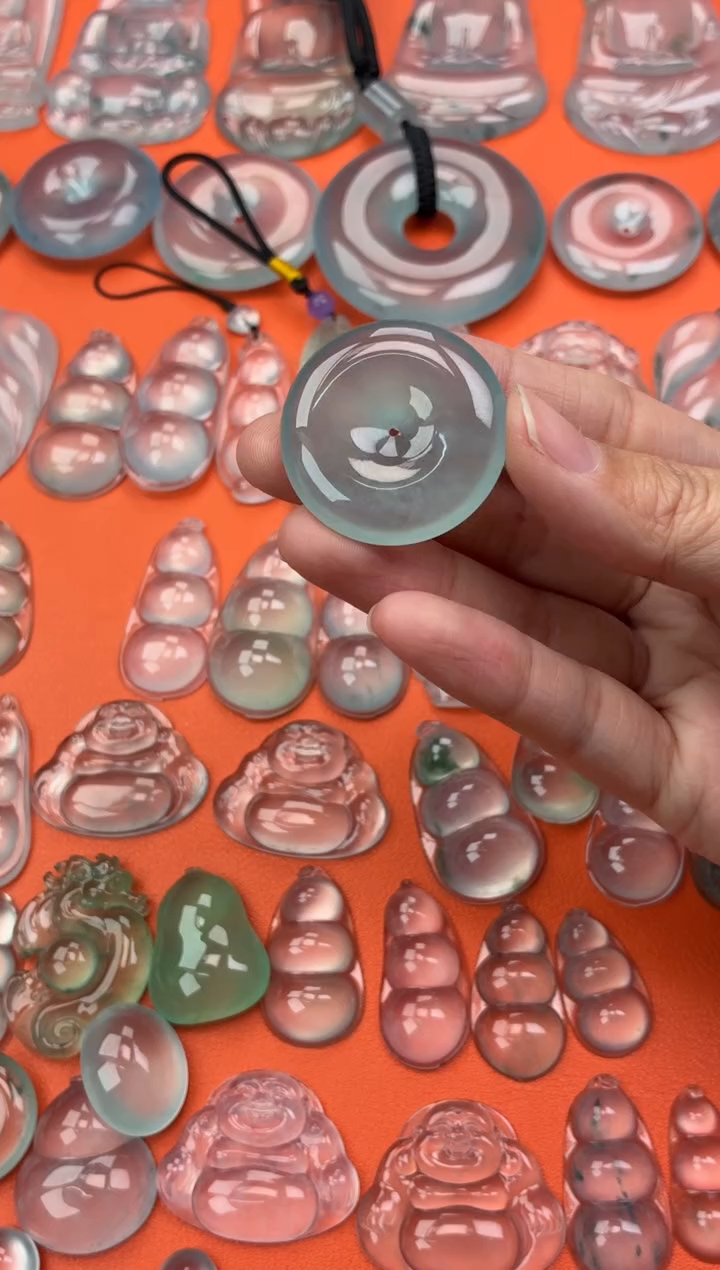 吊坠(不含链)未镶嵌翡翠43 平安扣 30.6 6.1