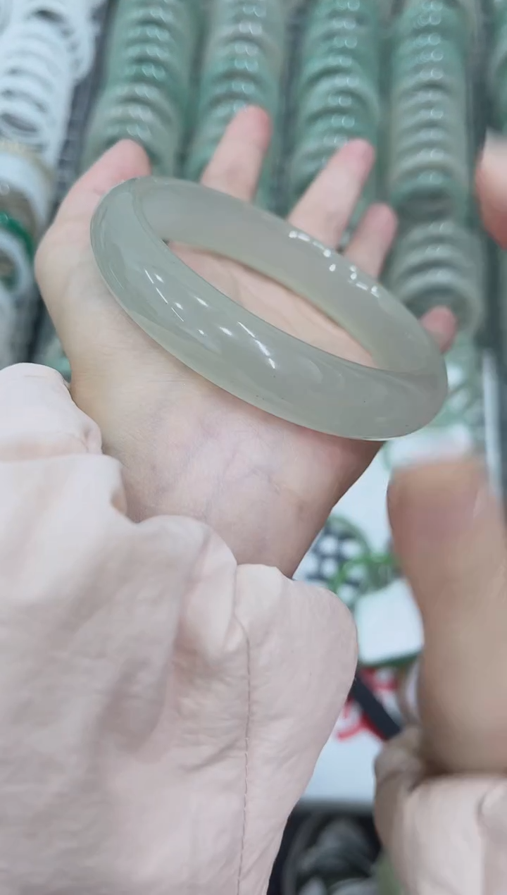 未镶嵌手镯石英质玉42-63