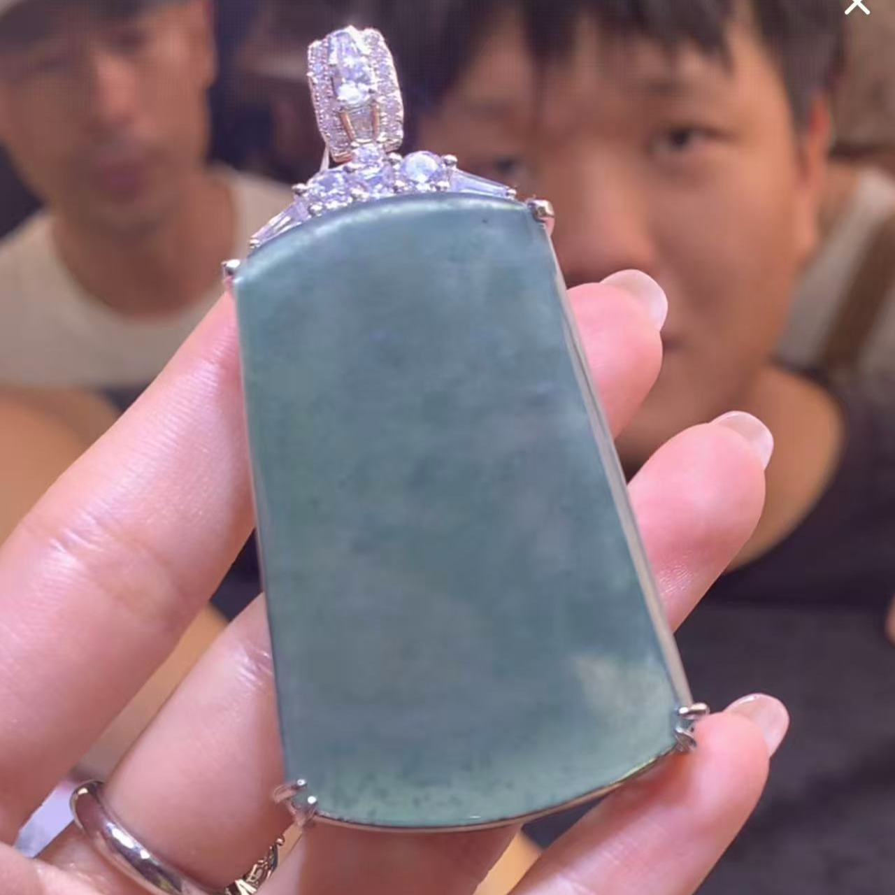 【逍遥】天然A货翡翠无事牌吊坠*2483/14/多样性发/1件