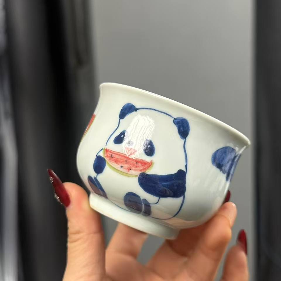 微瑕福利熊猫炉式杯