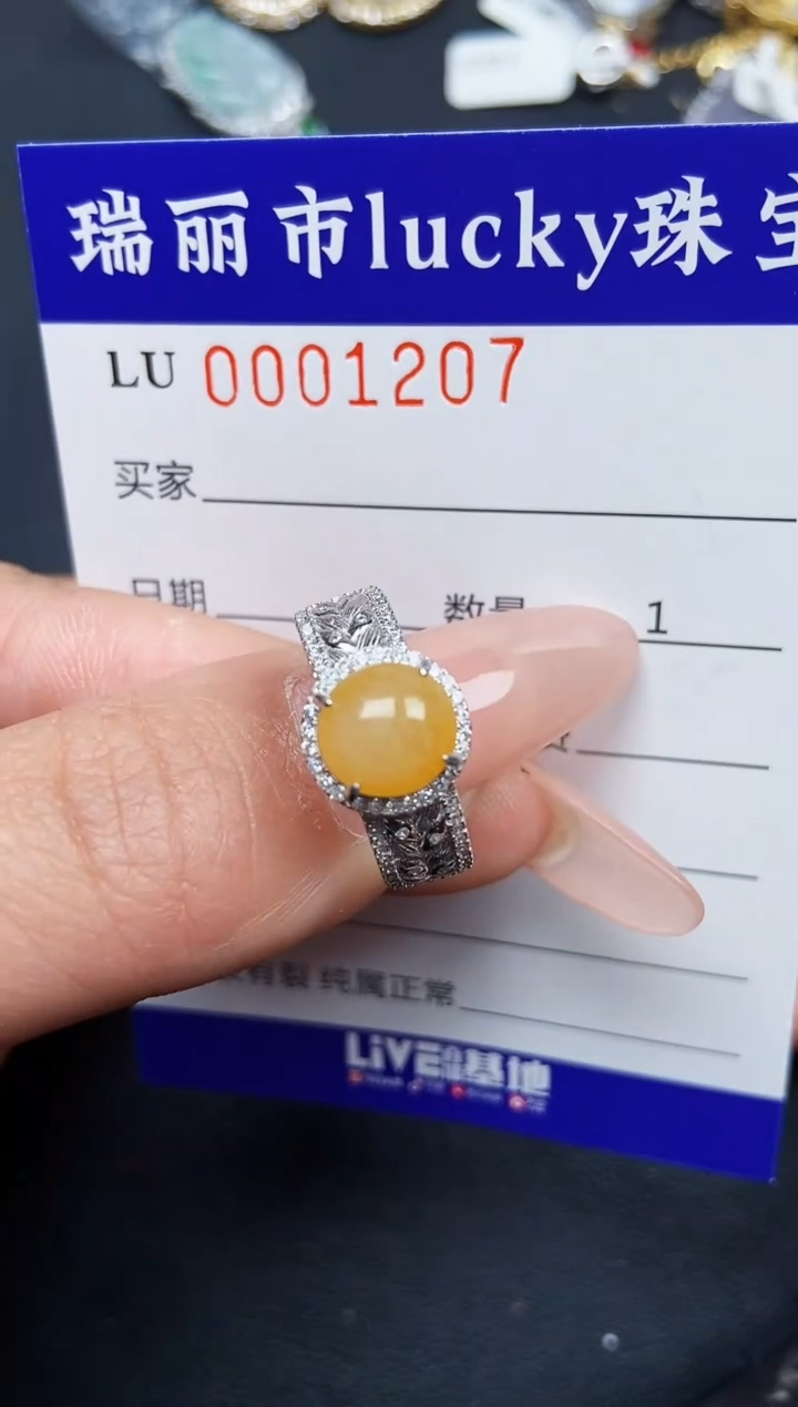 【闪购商品】翡翠颈饰银S925镶嵌1207