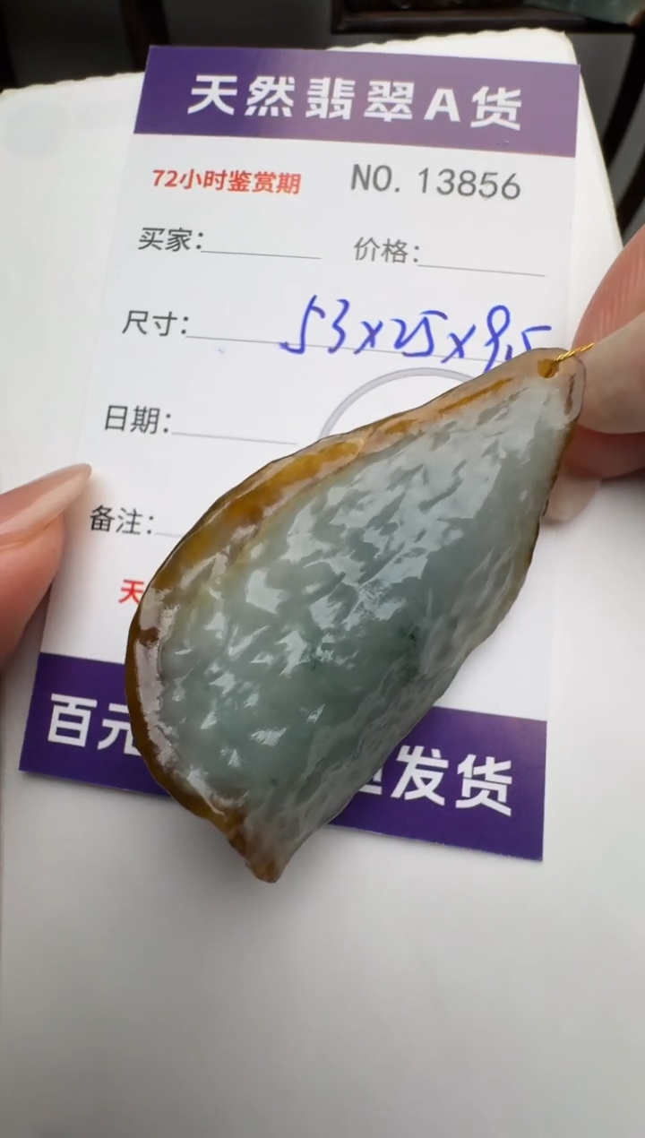【闪购商品】翡翠颈饰未镶嵌翡翠13856