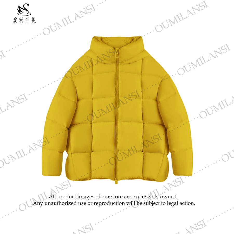 【JN商场同款】 25冬新品90白鹅绒极寒短款72cm连帽羽绒服G