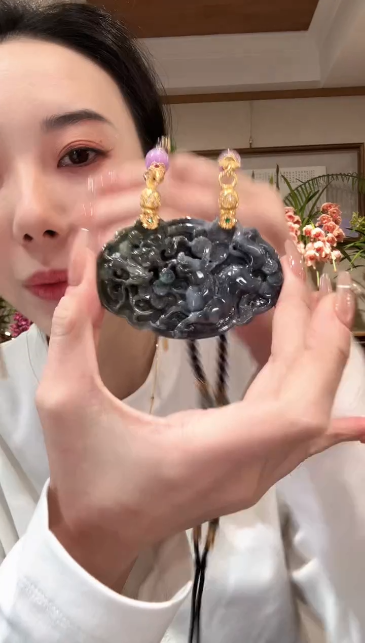 【闪购商品】翡翠颈饰未镶嵌国风