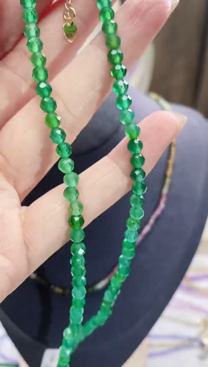 【闪购商品】祖母绿项链14K金镶嵌诗颜甄选珠宝SYZB41