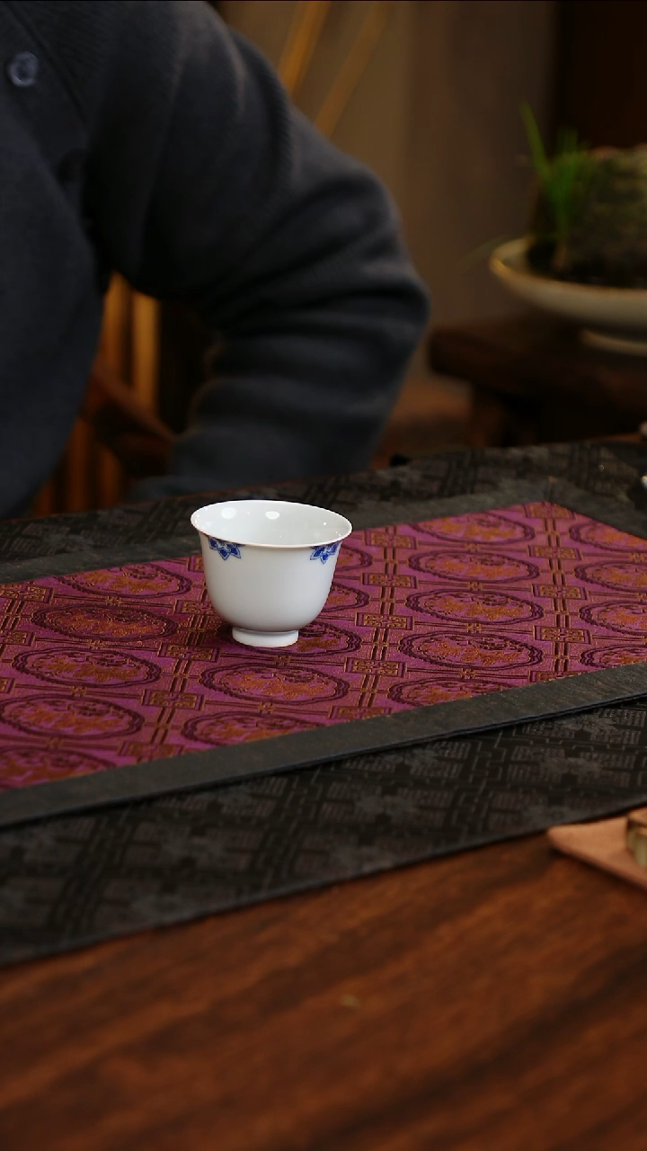 【闪购商品】杯子青源器语唐宝相铃铛杯