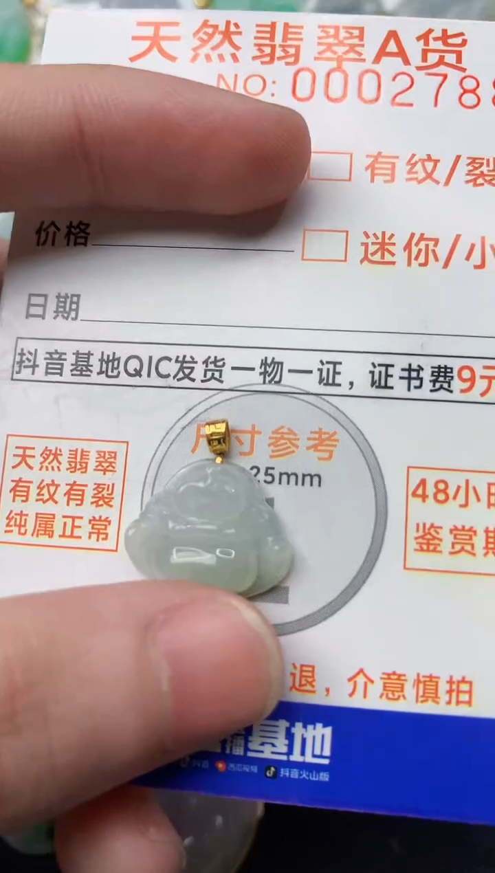 【闪购商品】翡翠颈饰18K金镶嵌9.............