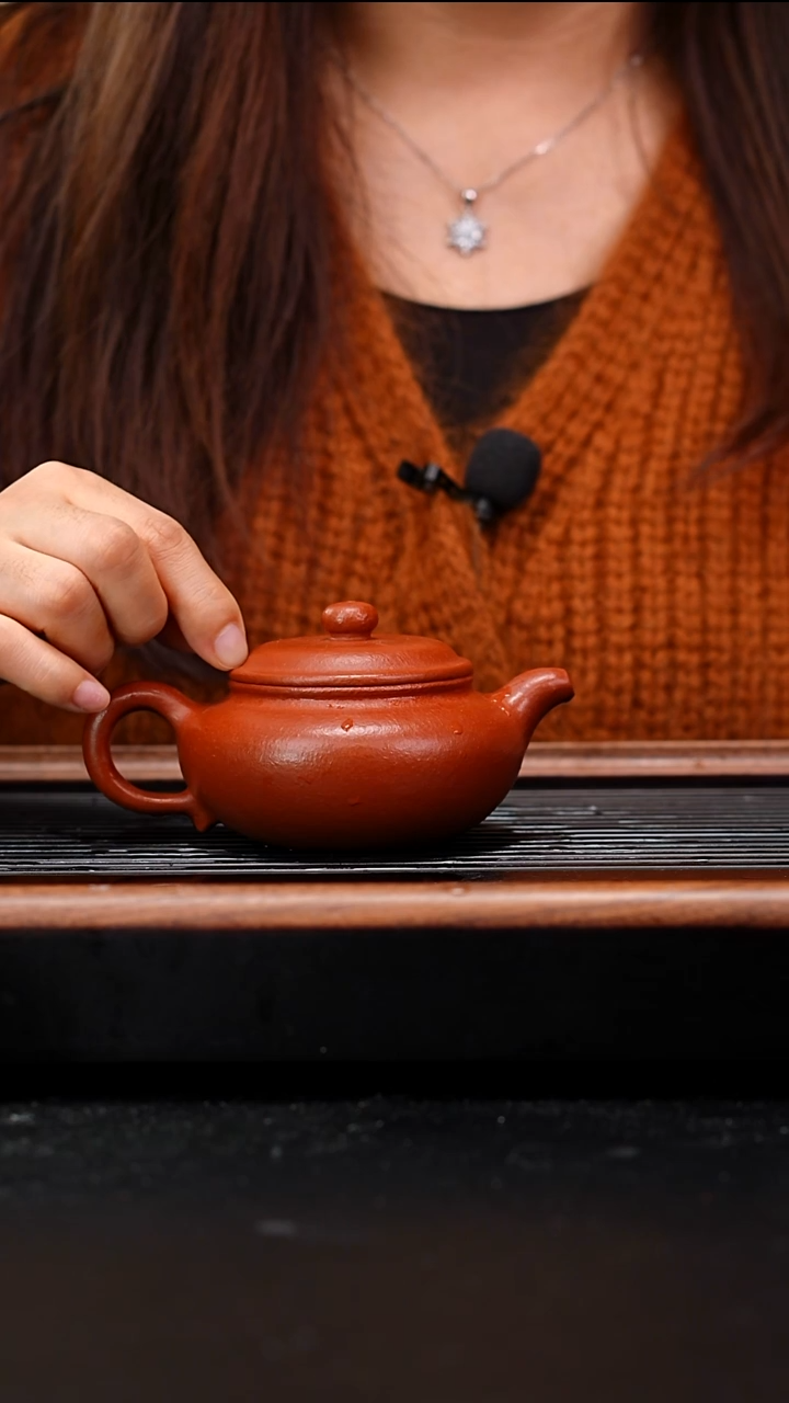 茶壶紫砂小煤窑朱泥粗砂仿古170