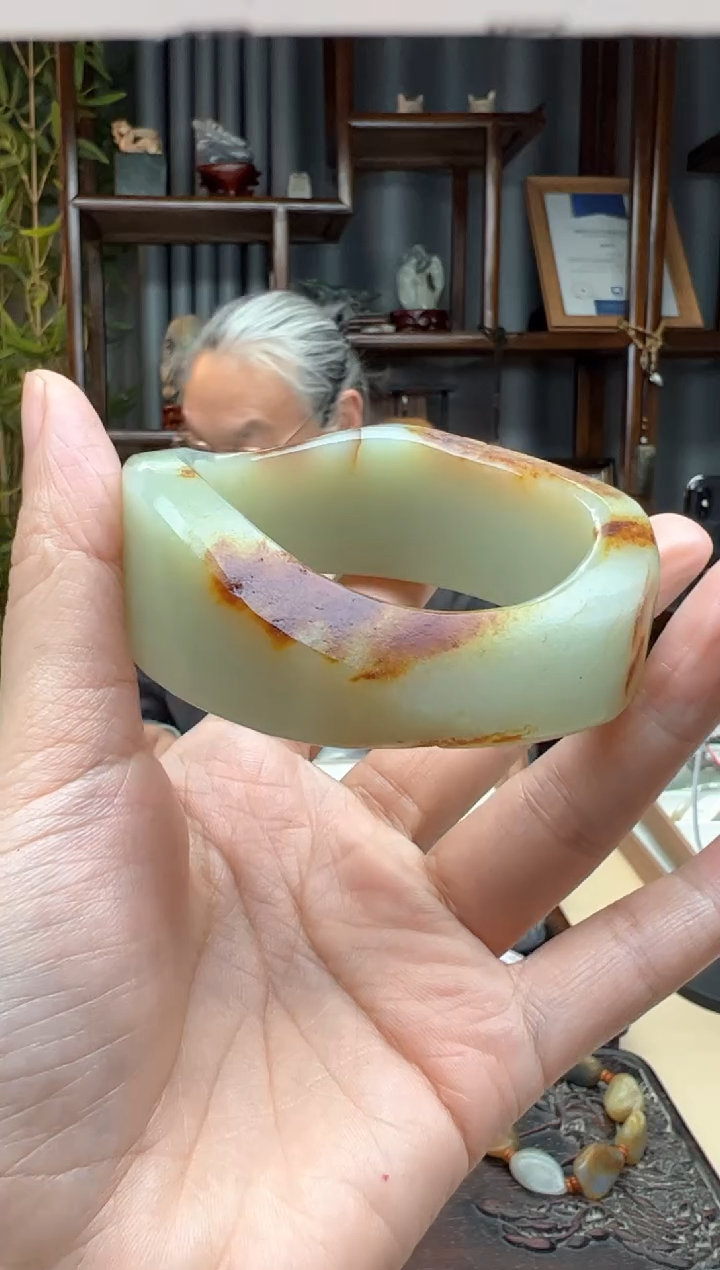 【闪购商品】和田玉颈饰未镶嵌手镯  56