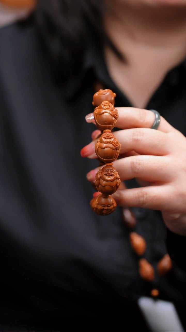 【闪购商品】橄榄核手串/手链铁核八宝弥勒