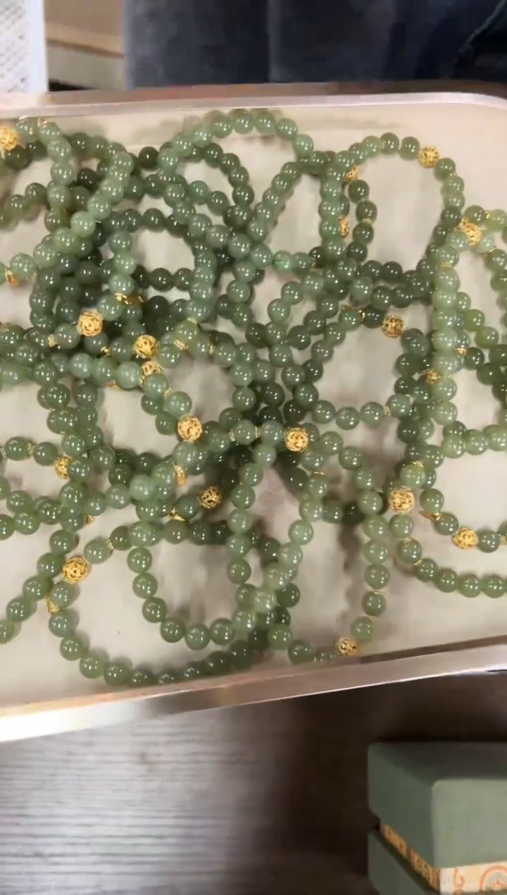 未镶嵌手串和田玉MJJTT4785和田玉原创设计多样性发一