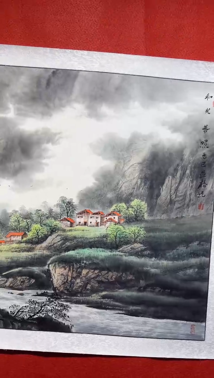 国画秦燕格国画手绘作品Y66