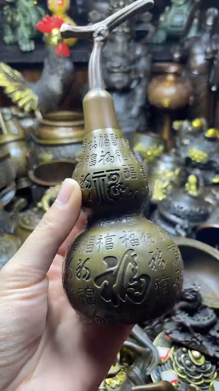 闪购链接，点击下单，有运费险，铜摆件