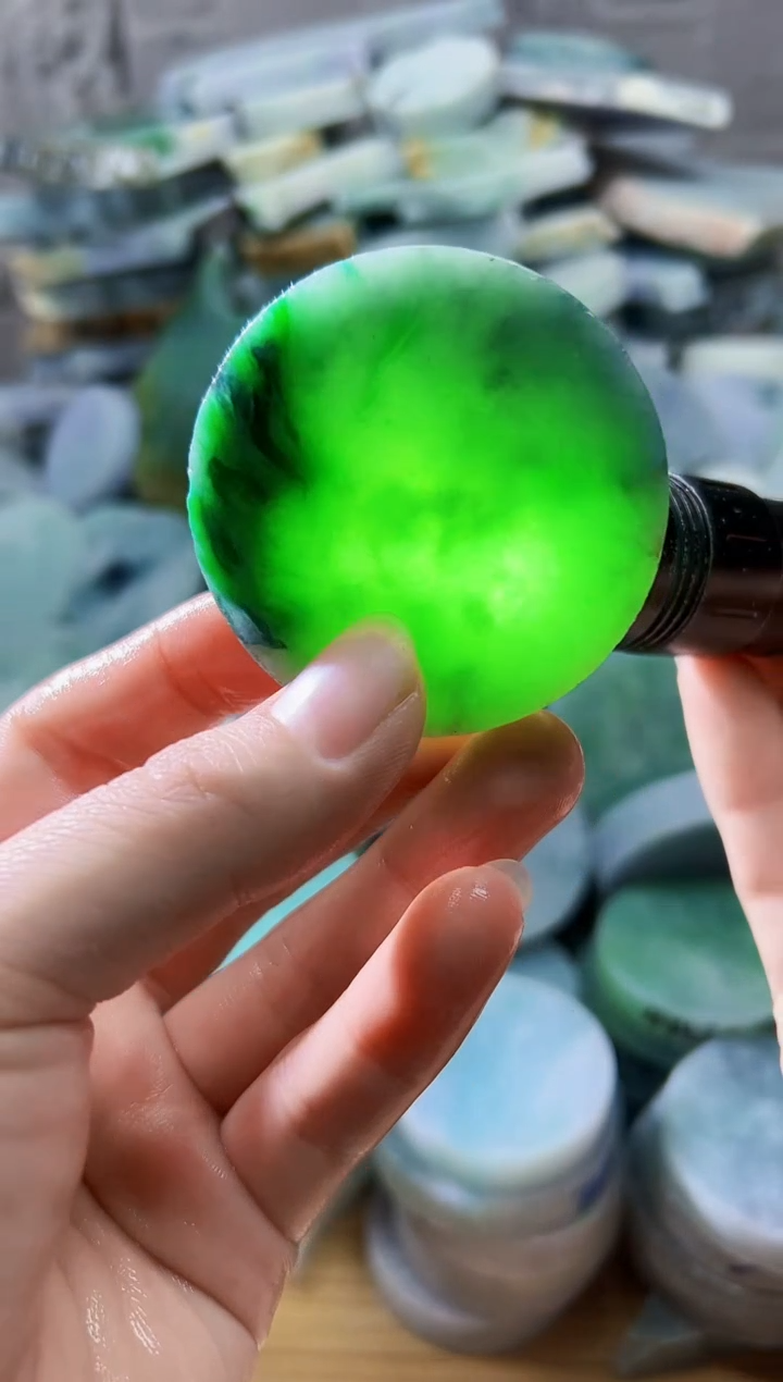 裸石翡翠天然翡翠A货玉 南 403