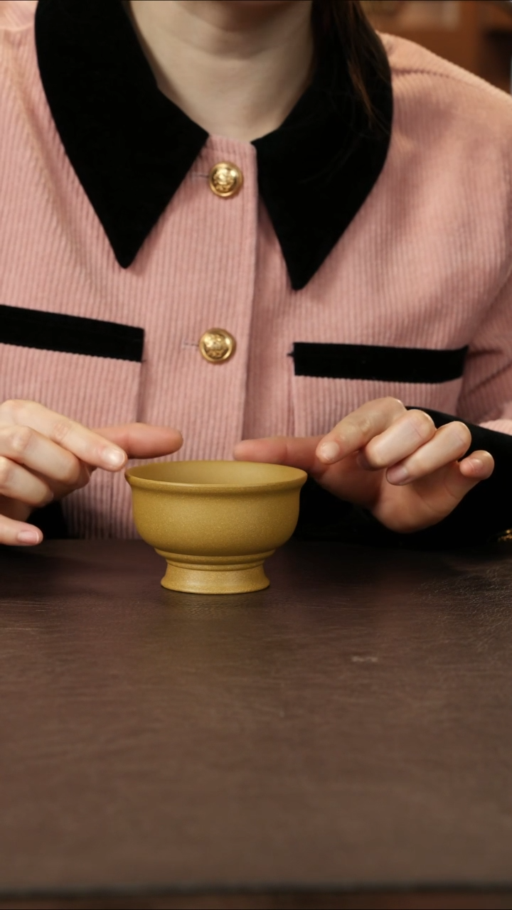 茶杯紫砂芒果段泥 主人杯