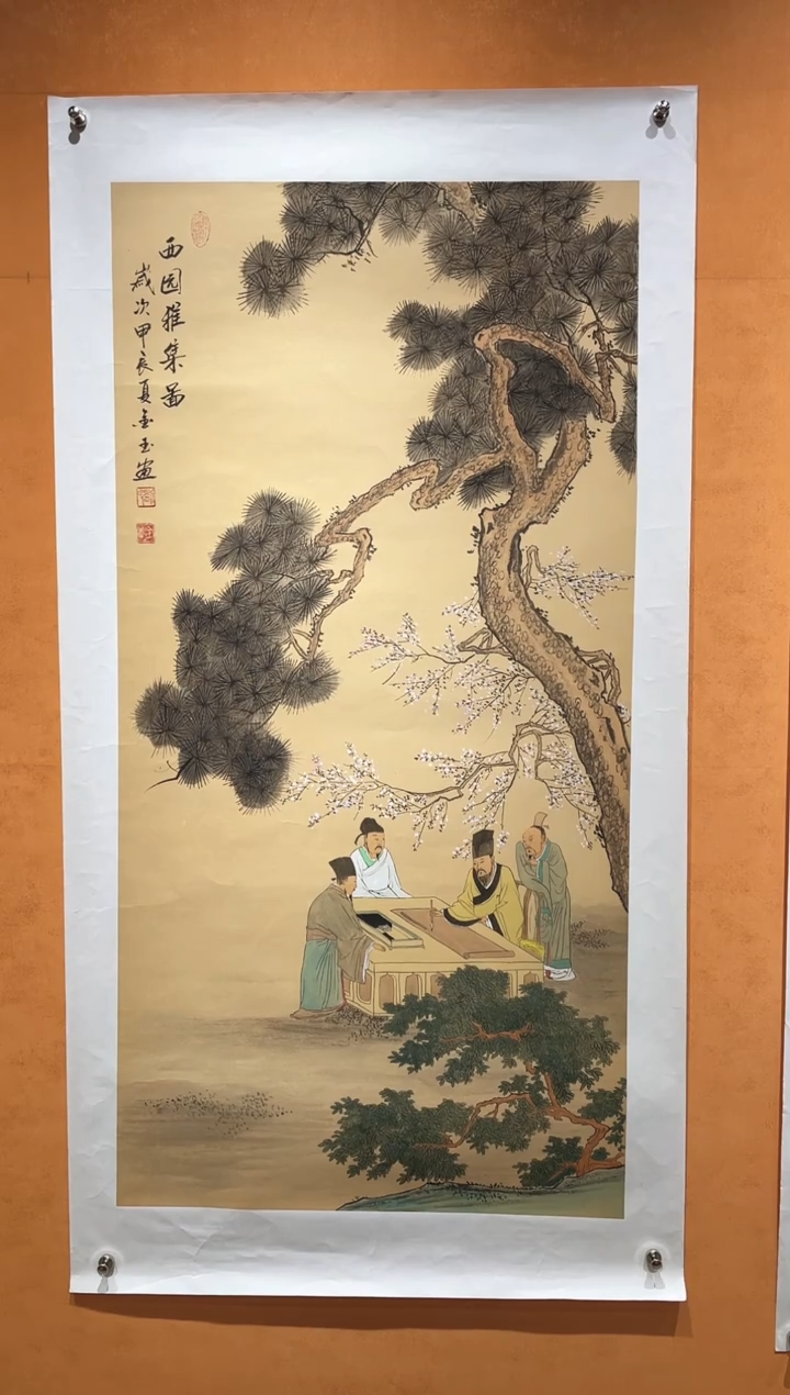 国画刘金玉教授亲笔手绘