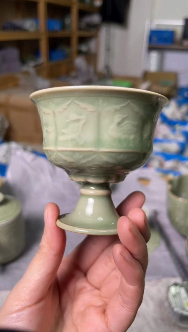 其他耀州窑唐宫夜宴杯微瑕福利